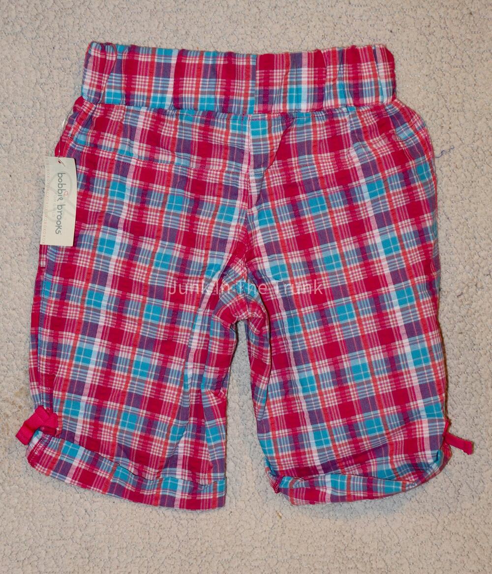 Kids plaid shorts